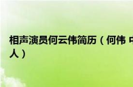 相声演员何云伟简历（何伟 中国内地相声演员、影视演员、主持人）