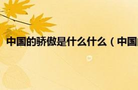 中国的骄傲是什么什么（中国的骄傲有哪些相关内容简介介绍）