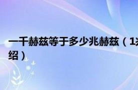 一千赫兹等于多少兆赫兹（1兆赫兹等于多少赫兹相关内容简介介绍）