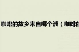 咖啡的故乡来自哪个洲（咖啡的故乡是哪个洲相关内容简介介绍）