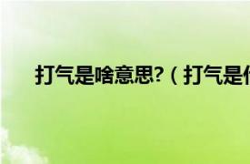 打气是啥意思?（打气是什么意思相关内容简介介绍）