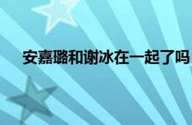 安嘉璐和谢冰在一起了吗（安嘉璐最后和谁在一起了）