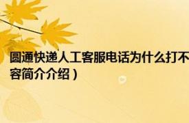 圆通快递人工客服电话为什么打不通（圆通快递的客服为什么打不通相关内容简介介绍）