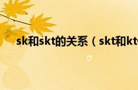 sk和skt的关系（skt和kt什么关系相关内容简介介绍）