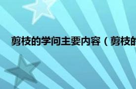 剪枝的学问主要内容（剪枝的学问有哪些相关内容简介介绍）