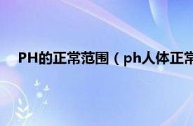 PH的正常范围（ph人体正常范围是多少相关内容简介介绍）