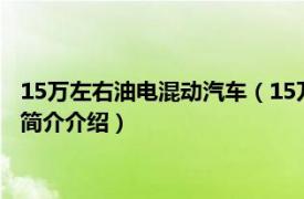 15万左右油电混动汽车（15万左右电油混合汽车有哪些相关内容简介介绍）