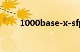 1000base-x-sfp（1000BASE-X）