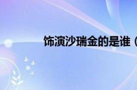 饰演沙瑞金的是谁（沙瑞金原型人物是谁）