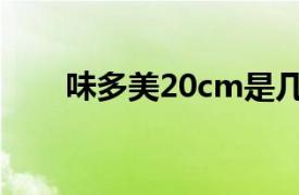 味多美20cm是几寸（20cm是几寸）