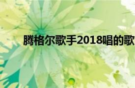 腾格尔歌手2018唱的歌（多少年 腾格尔演唱歌曲）