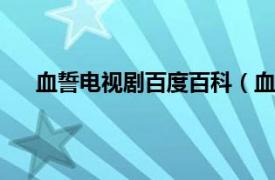 血誓电视剧百度百科（血誓 2013年路奇执导电视剧）