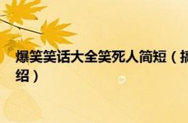 爆笑笑话大全笑死人简短（搞笑短信笑死人幽默相关内容简介介绍）