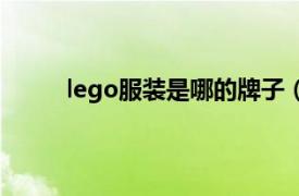 lego服装是哪的牌子（lego是哪个国家的牌子）