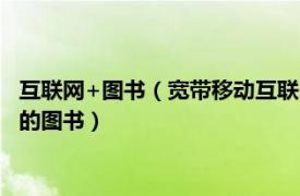 互联网+图书（宽带移动互联网 2005年北京邮电大学出版社出版的图书）