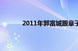 2011年郭富城跟章子怡演的电影叫什么名字