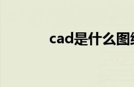 cad是什么图纸（cad是什么）