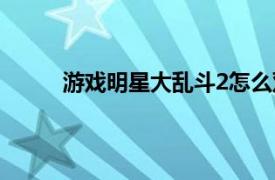 游戏明星大乱斗2怎么双人（游戏明星大乱斗2）