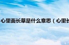 心里面长草是什么意思（心里长草是什么意思相关内容简介介绍）