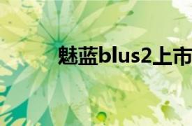 魅蓝blus2上市时间（魅蓝Blus）