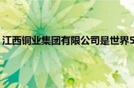 江西铜业集团有限公司是世界500强吗（江西铜业集团有限公司）