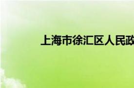 上海市徐汇区人民政府信访办公室电话地址