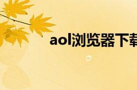 aol浏览器下载（AOL浏览器）