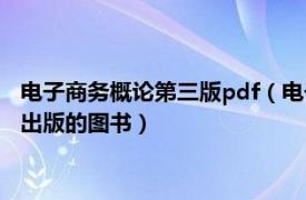 电子商务概论第三版pdf（电子商务概论 2003年高等教育出版社出版的图书）