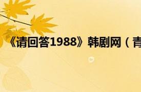 《请回答1988》韩剧网（青春 韩剧《请回答1988》OST）