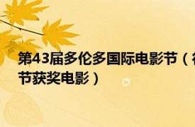 第43届多伦多国际电影节（行车记录仪 第46届多伦多国际电影节获奖电影）