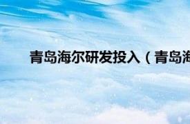 青岛海尔研发投入（青岛海尔智研院投资管理有限公司）