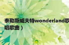 泰勒斯威夫特wonderland歌词（Wonderland 泰勒斯威夫特演唱歌曲）