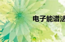 电子能谱法（电子能谱）