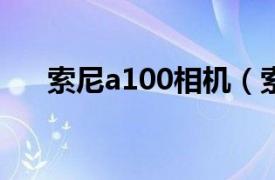 索尼a100相机（索尼单反A100 套机）