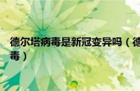 德尔塔病毒是新冠变异吗（德尔塔 最早在印度发现的变异新冠病毒）