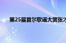 第25届首尔歌谣大赏张才人（第25届首尔歌谣大赏）