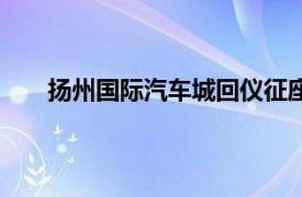 扬州国际汽车城回仪征座什么车（扬州国际汽车城）