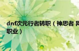 dnf次元行者转职（神思者 网络游戏《地下城与勇士》中的转职职业）