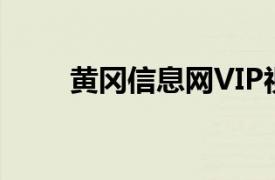 黄冈信息网VIP视频（黄冈信息网）