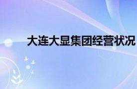 大连大显集团经营状况（大连大显集团有限公司）