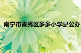 南宁市青秀区多多小学是公办还是私（南宁市青秀区多多小学）