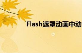 Flash遮罩动画中动画可设置在哪个图层中