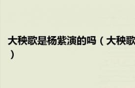 大秧歌是杨紫演的吗（大秧歌 2015年杨志刚、杨紫主演的电视剧）