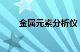 金属元素分析仪（合金元素分析仪）