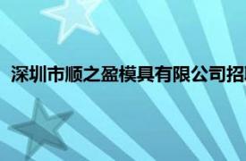 深圳市顺之盈模具有限公司招聘（深圳市顺之盈模具有限公司）