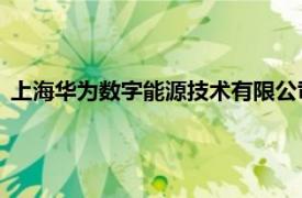 上海华为数字能源技术有限公司（华为数字技术 成都有限公司）