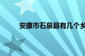 安康市石泉县有几个乡（石泉县 安康市下辖县）