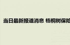 当日最新报道消息 梧桐树保险是正规保险公司吗 成立于哪一年