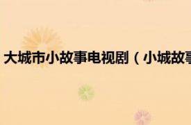 大城市小故事电视剧（小城故事多 2022年郭增友执导的电视剧）