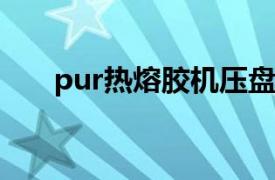 pur热熔胶机压盘泵（PUR热熔胶机）